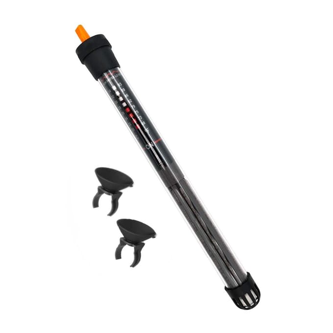 50W Aquariumverwarmer Vissenkom Waterverwarmer Automatische Constante Temperatuur voor Zoetwater Zoutwater zwart