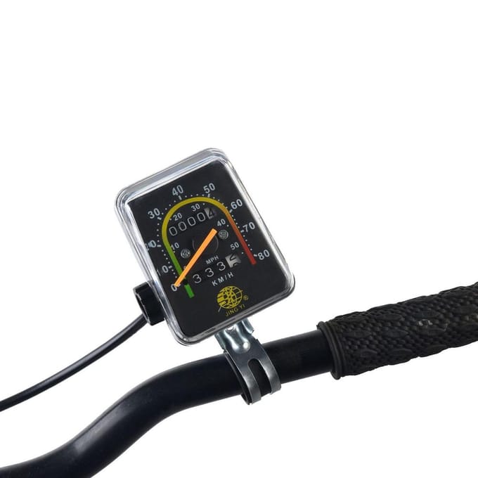 Fietssnelheidsmeter Fietscomputer Waterdicht Mechanisch Kilometerteller Mountainbikecodetabel veelkleurig