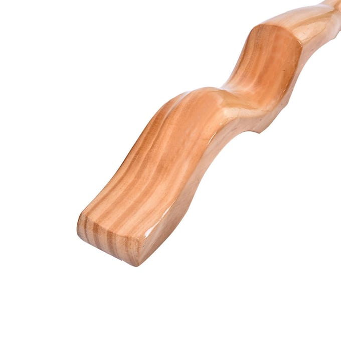 Houten Ballet Dans Voet Stretch Rekker Boog Verbeteraar met Elastische Band zwart