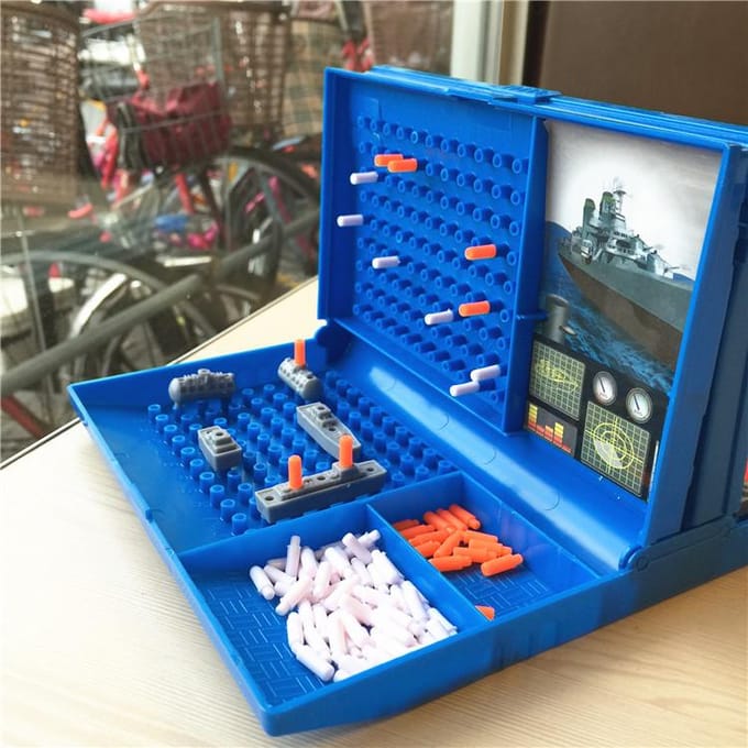 Interactief Spel Speelgoed Zeeslag Spel Schaak Ruimte Denken Logisch Redeneren Vroege Kindertijd Educatief Speelgoed Ouder-Kind blue