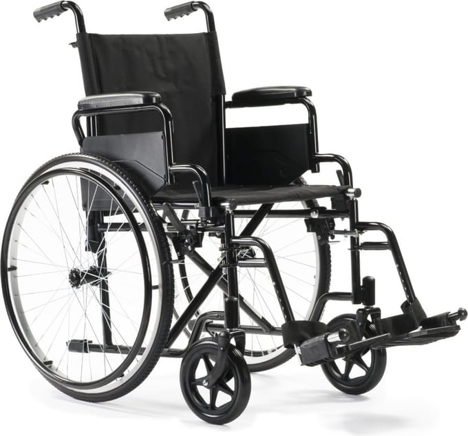 MultiMotion M1 Plus rolstoel - Zitbreedte 45 cm - In hoogte verstelbare handvatten - Inklapbaar / opvouwbaar