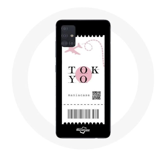 Samsung Galaxy A51 hoesje Tokyo Japan vliegticket