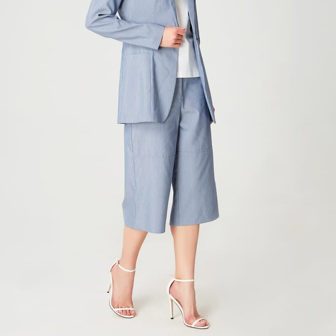 Brede capri -broek