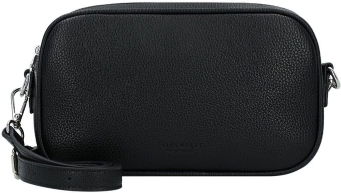SEIDENFELT MANUFAKTUR Schoudertas Malvik Boxy Crossbag Black Zwart