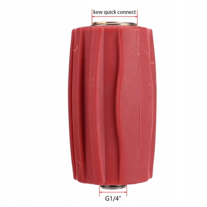 Rosfix Aansluiting Vervanging D12 QuickConnect - 1/4" m, 250 bar, 150°C - Geschikt voor Nilfisk, Kränzle