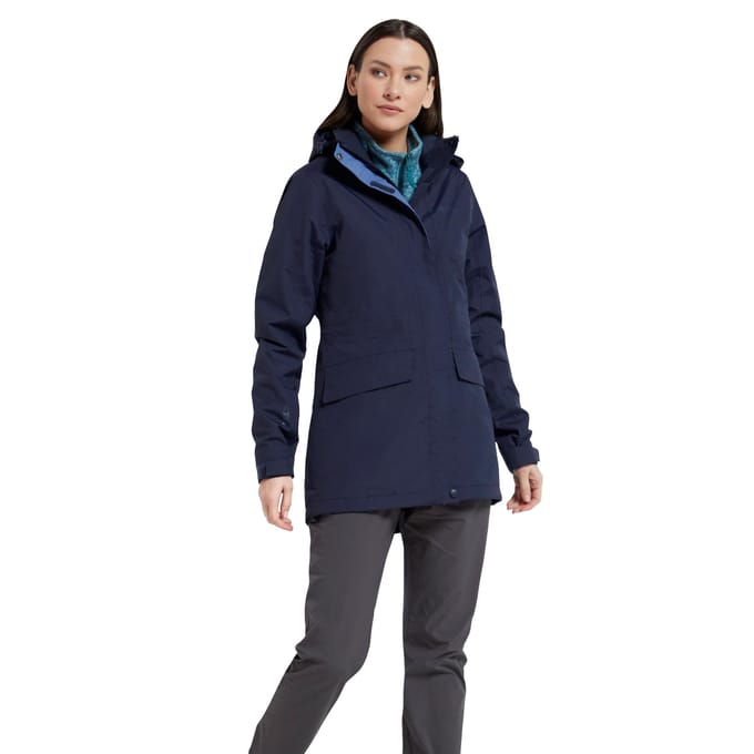 Mountain Warehouse Dames/Dames Glacial Extreme Waterdichte Jas (Donkerblauw)