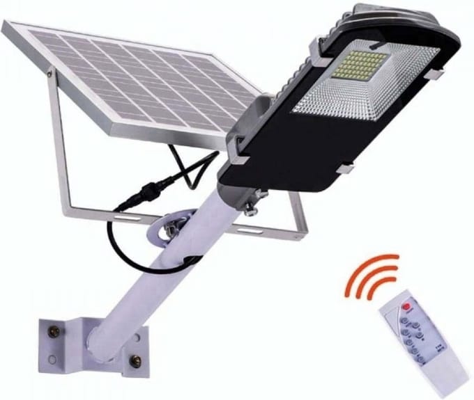 Krachtige Zonne-energie Straatverlichting met Bewegingssensor - 40 LED's - Afstandsbediening - IP65"