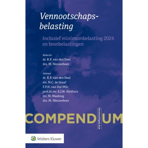 Compendium Vennootschapsbelasting