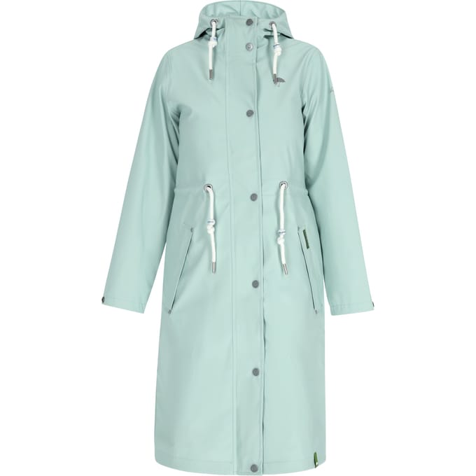 Schmuddelwedda Regenjas gemaakt van gerecycled polyester Dames pastel mint