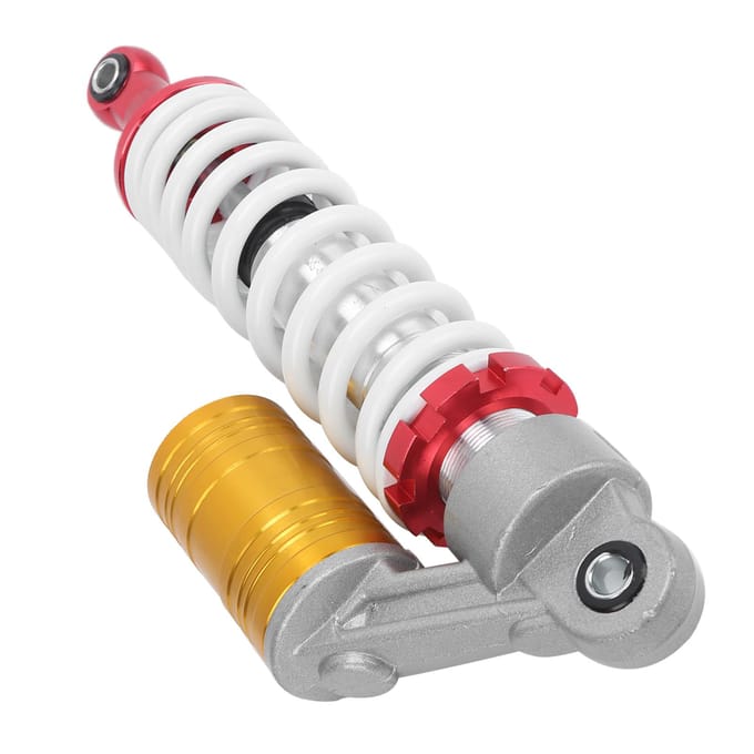 325mm Motorfiets Schokdemper Verstelbare Demping Schokdemper Vervanging voor Suzuki white