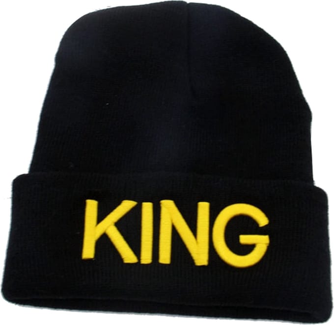 Winkrs | Beanie "King" Goud | Muts | Hoofddeksel | One Size Unisex