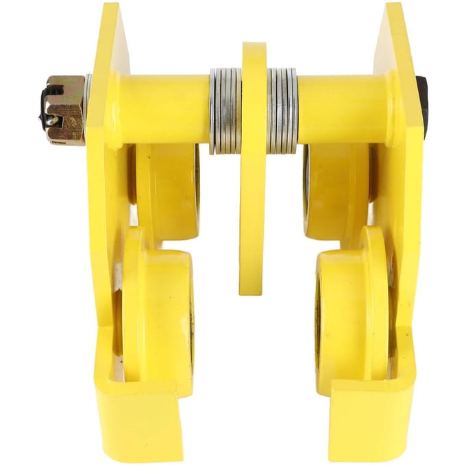 3 Ton Capaciteit Handmatige Loopkat Heavy Duty Stalen I-Balk Enkelspoor Loopkat voor Kraan Hijsen