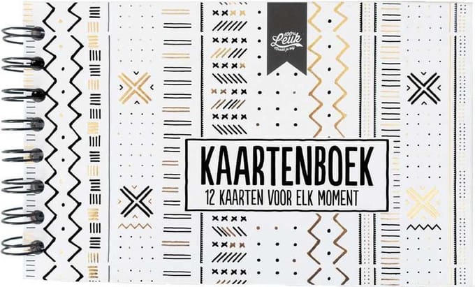 100%LEUK - Kaartenboek - 12 kaarten - Voor elk moment