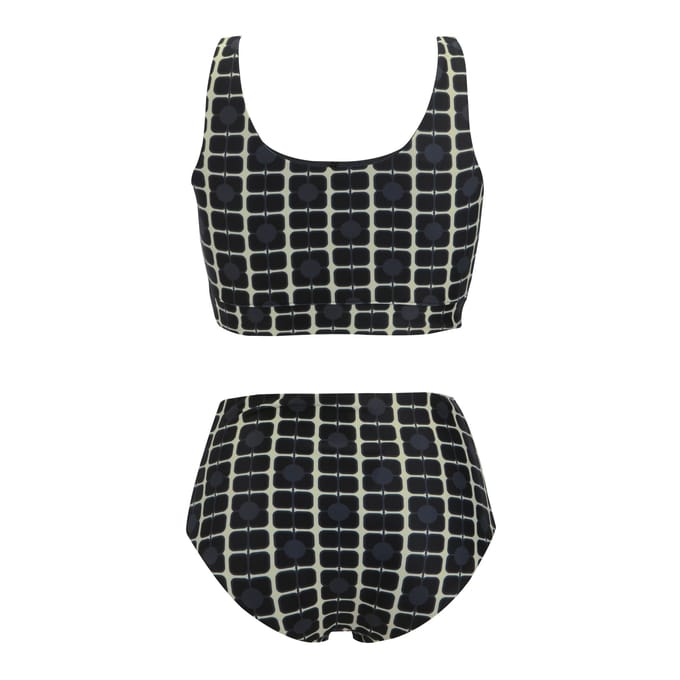 Regatta Dames/Dames Orla Kiely Poppy Omkeerbaar Bikini Set (Monochroom)