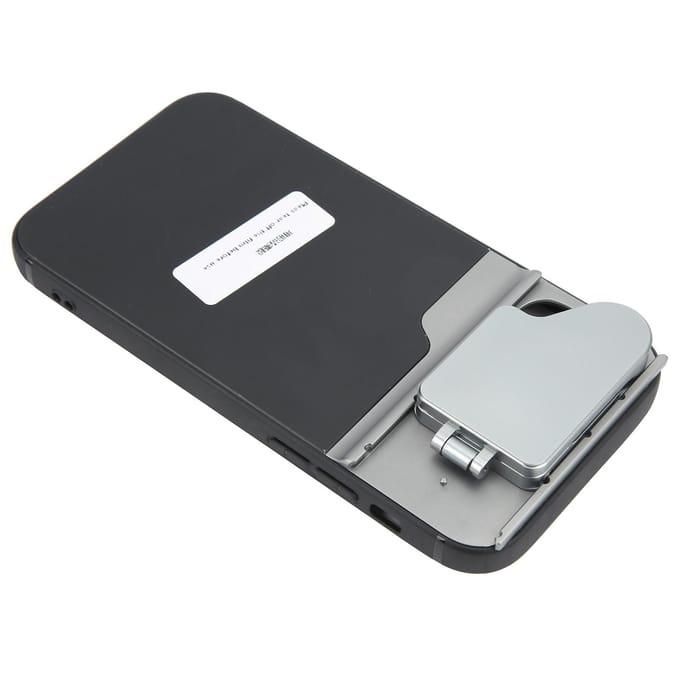 Telefoonhoesje met Meerdere Lenzen voor iPhone 12 met Externe Macro Groothoek CPL Filter Lens gray