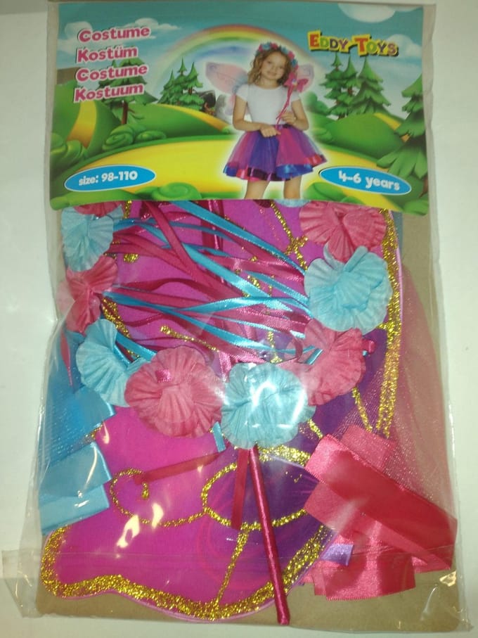 Verkleedset Fee/Vlinder , verkleedkleding #kindercrea