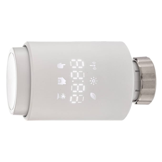 Prios Slimme radiatorthermostaat, ZigBee, Tuya, wit