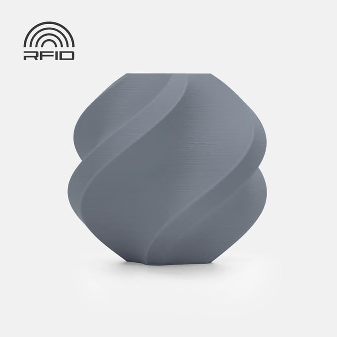 Bambu Lab - PLA Matte 1.75mm Filament – 1kg – asgrijs (ash gray) - zonder spoel