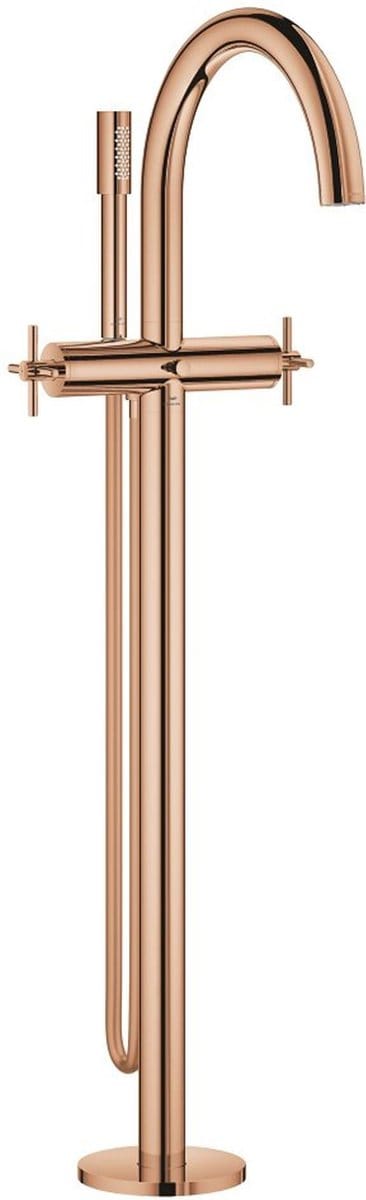 Grohe Atrio vrijstaande badmengkraan kruisgrepen warm sunset
