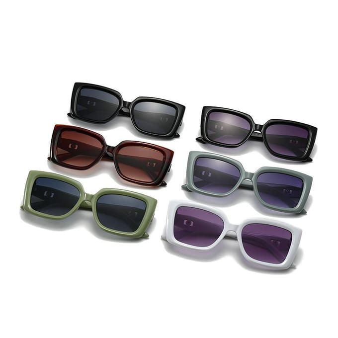 High-end Uv Bescherming Zonnebril Mode Persoonlijkheid Zonnebril Groot Montuur Zonneklep UV400