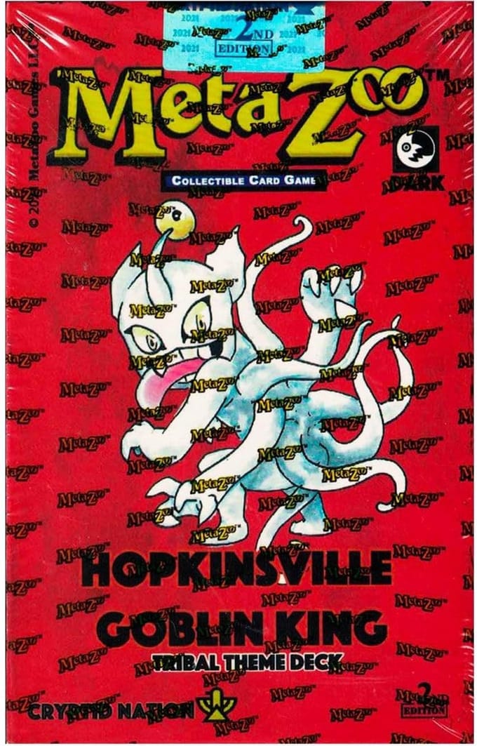 MetaZoo - Cryptid Nation Card Game 2nd Edition Hopkinsville Goblin King Theme Deck