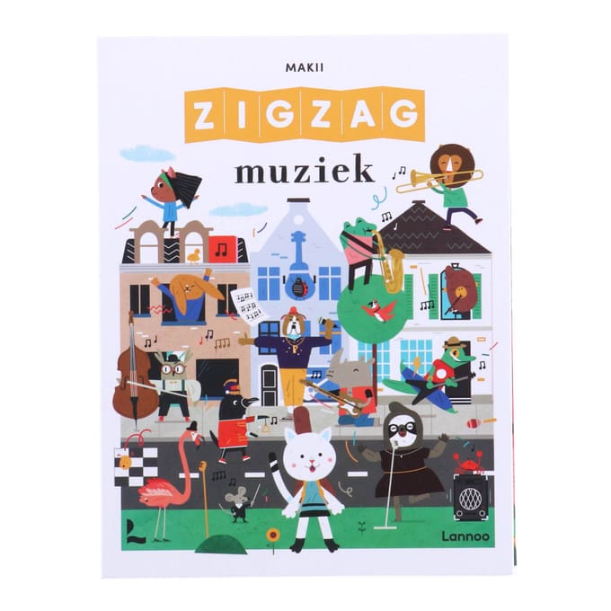 Top1Toys Boek Zigzag Muziek Kijkboek