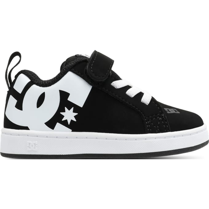 DC Shoes Court Graffik Babyschoenen - Zwart - Maat 21.5 - Suède