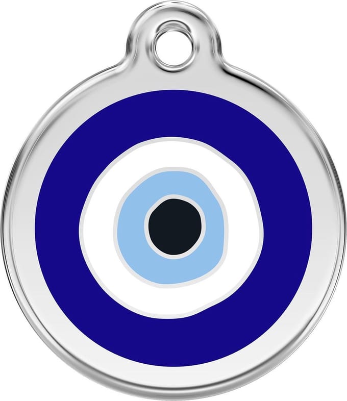 Red Dingo hondenpenning 38 mm Evil Eye