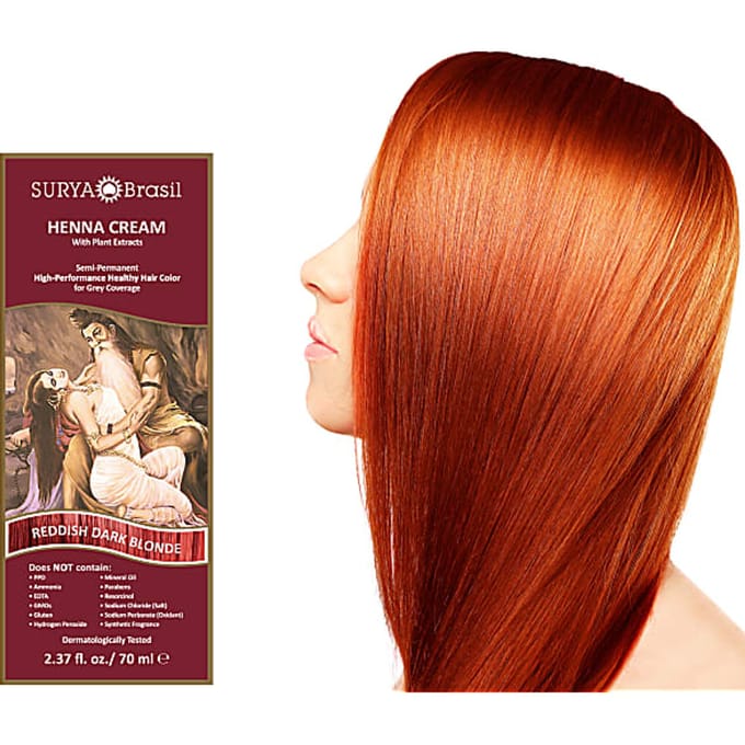 Surya Brasil Henna Haarverf Creme - Reddish Dark Blond - 70 ml