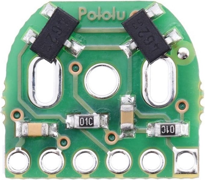 Magnetic Encoder Pair Kit for Micro Metal Gearmotors, 12 CPR, 2.7-18V (HPCB compatible) Pololu 3081