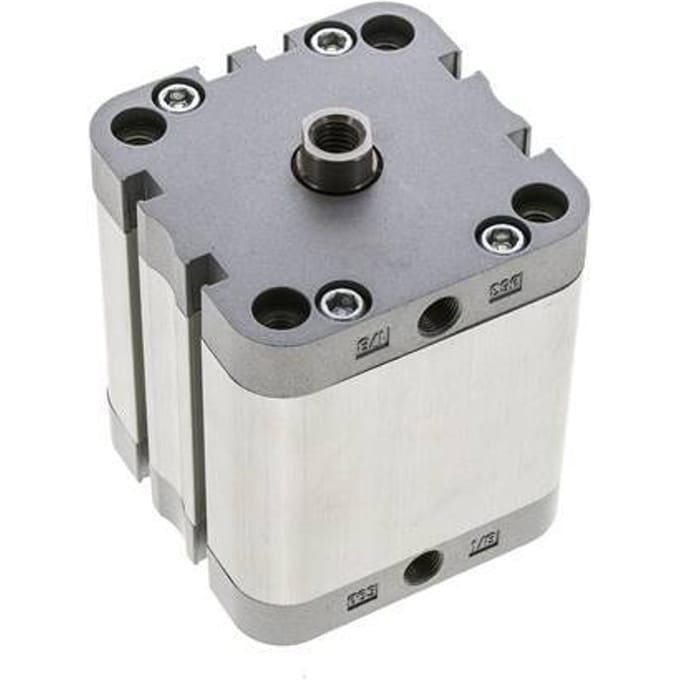 ISO 21287 Compacte Dubbelwerkende Cilinder 63-40mm - Magnetisch