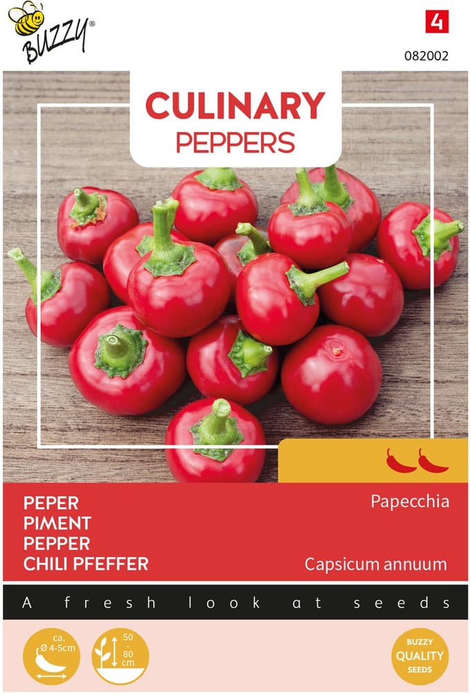 Buzzy Seeds Culinary Peppers Papecchia