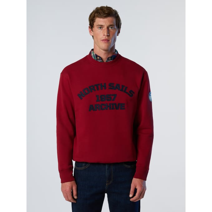 North Sails Sweatshirt Archiefstijl met oogje