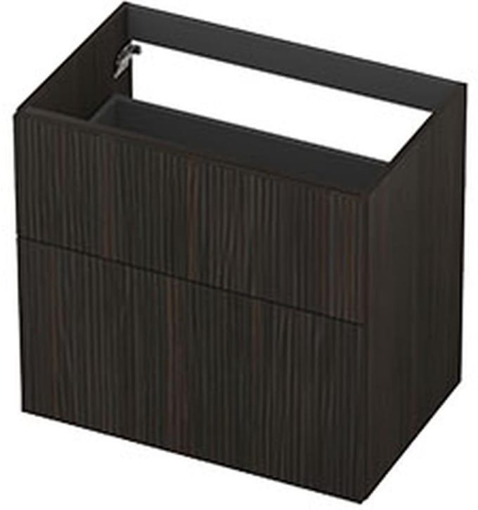 INK - Onderkast 2L A-sym Fin. Gefr. Tbv Greep - 700x450x650 Mm - Matt Intens Black