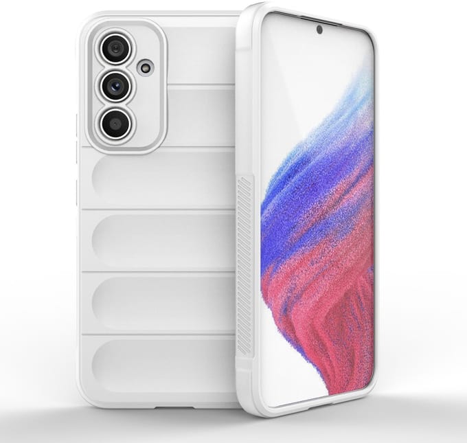 Solidenz AeroGrip geschikt voor Samsung Galaxy S23 FE hoesje - Wit