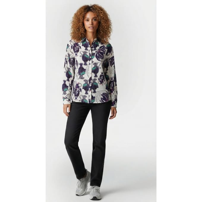 POM Amsterdam Blouse Milly Vases Cream Taglia: 38 | Magliette intime Outlet | Donna | Bianco