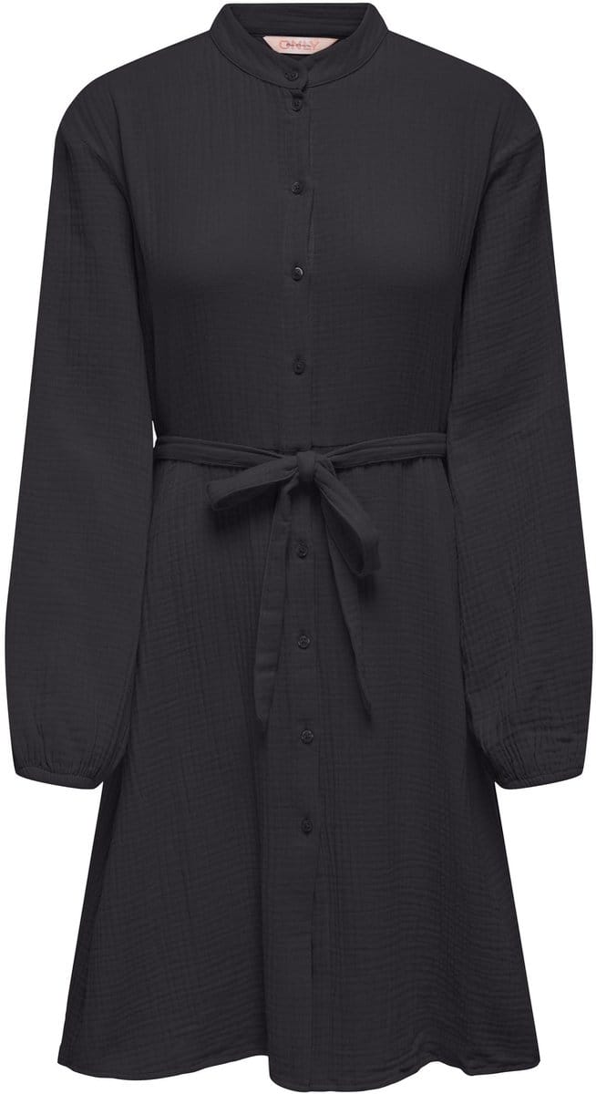 ONLY - ONLTHYRA LS BUTTON BELT DRESS WVN CS - Meisjes - Mini jurken