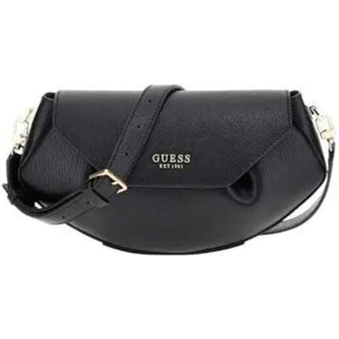 GUESS schoudertas Amorette Flap Crossbody Black zwart