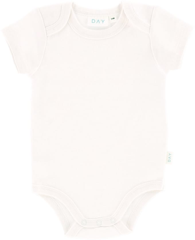 DAY Romper Korte Mouw - Off White - Mt. 62/68