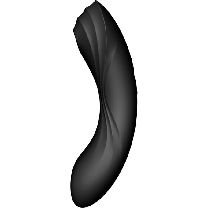 Satisfyer, drukgolfvibrator, Curvy Trinity 4, 17 cm, 3 motoren, veelzijdig, drukgolven en trillingen