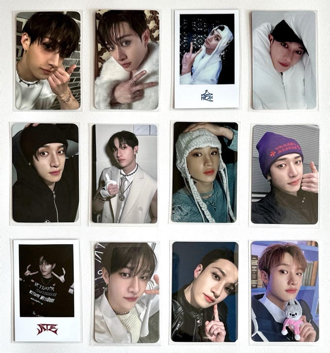 Stray Kids BangChan Fotokaart set 8pcs