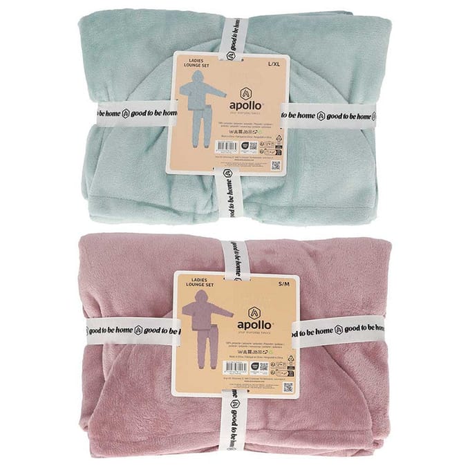 Huispak Dames - Multi Pastel - Blauw/Paars - Blauw / S/M