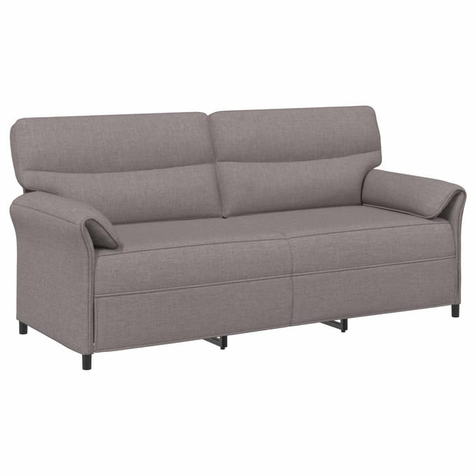 vidaXL - 3-Zits - Sofa - Taupe - 198 - x - 83 - x - 95 - cm