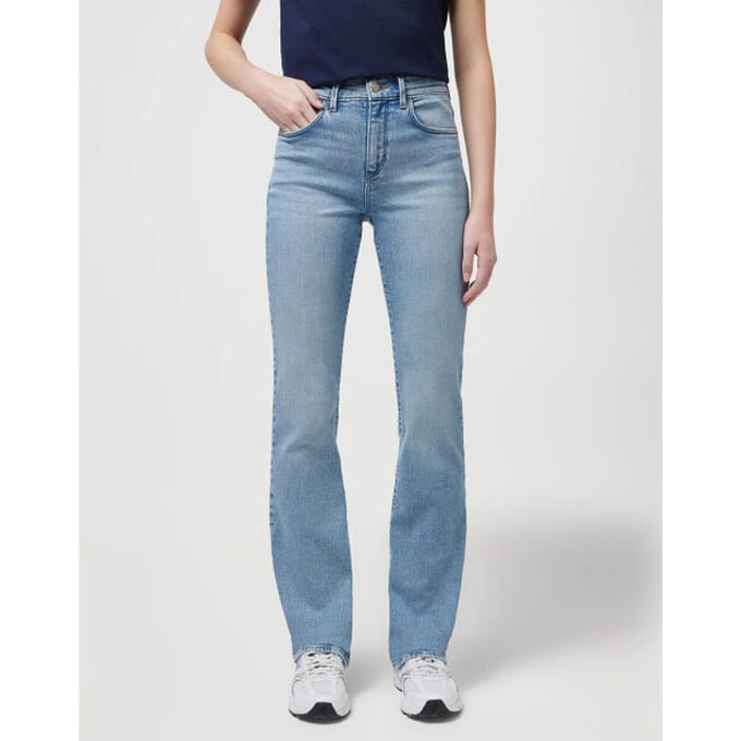 Wrangler Bootcut Southeast Denim Blue Jeans Taglia: W27L32 | Pantaloni Outlet | Donna | Blu