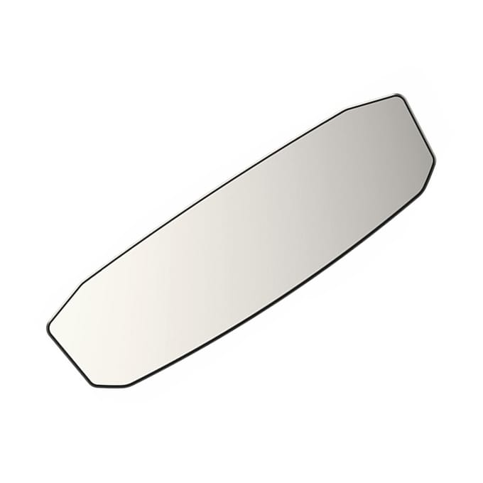 Rétroviseur Grand Angle à Clipser Rétroviseur Convexe Courbé Réduit Efficacement les Angles Morts 299*90mm white