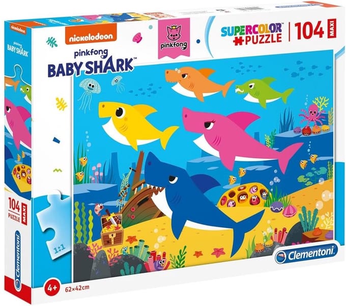 Clementoni Baby Shark Puzzel 104st.