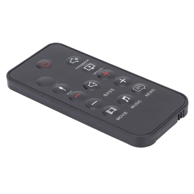 Télécommande de remplacement à gros boutons, résistante à l'usure, compatible avec Cinema SB150 gray