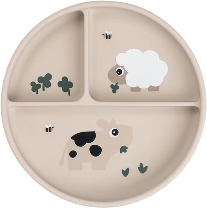 Done by Deer Stick & Stay Vakjesbord - Tiny Farm - Rond - Silicone - Sand