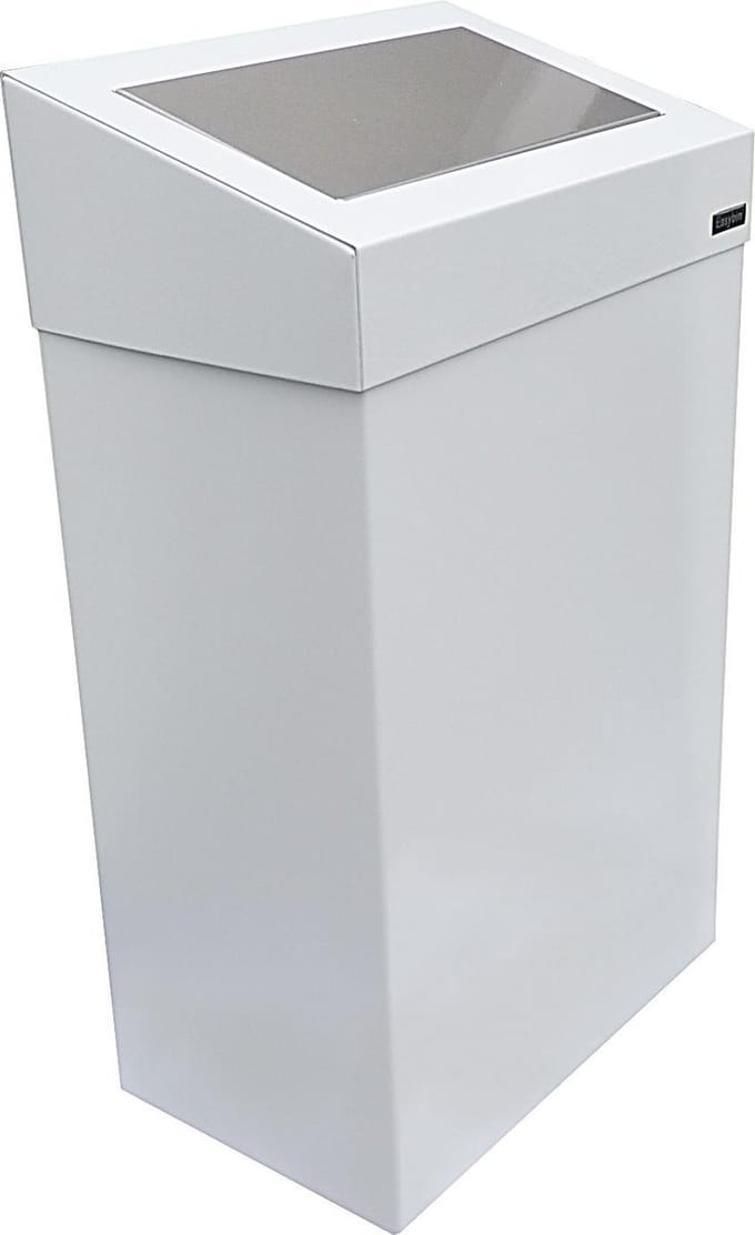 Easybin Wandafvalemmer Push - 18 l - Wit
