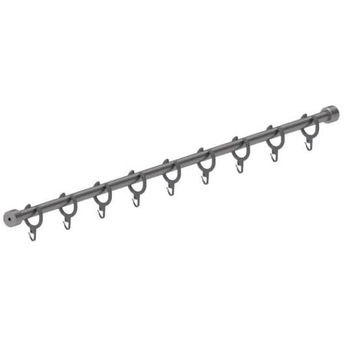 Megabad Profi Collection Silver Age System shower curtain rod 50 - 100 cm 2065220009